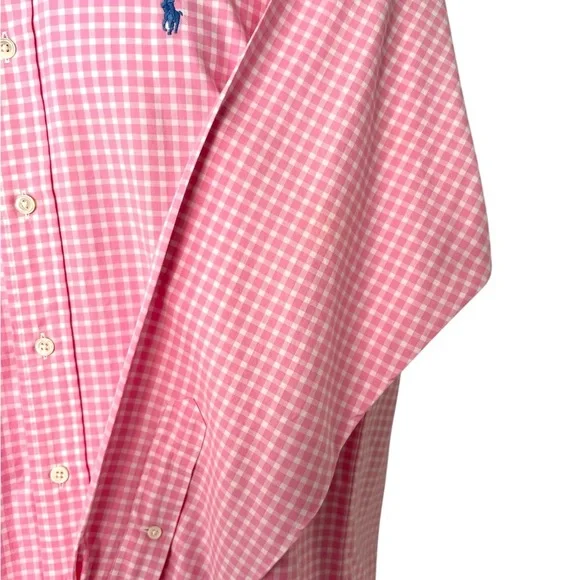 Polo by Ralph Lauren Pink Casual Button Down Shirt-Size S - Picture 4 of 12